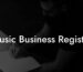 Music Business Registry