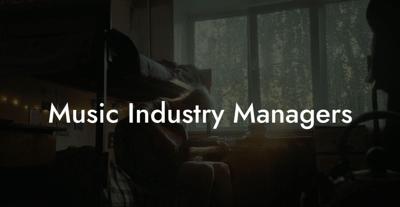 Music Industry Managers