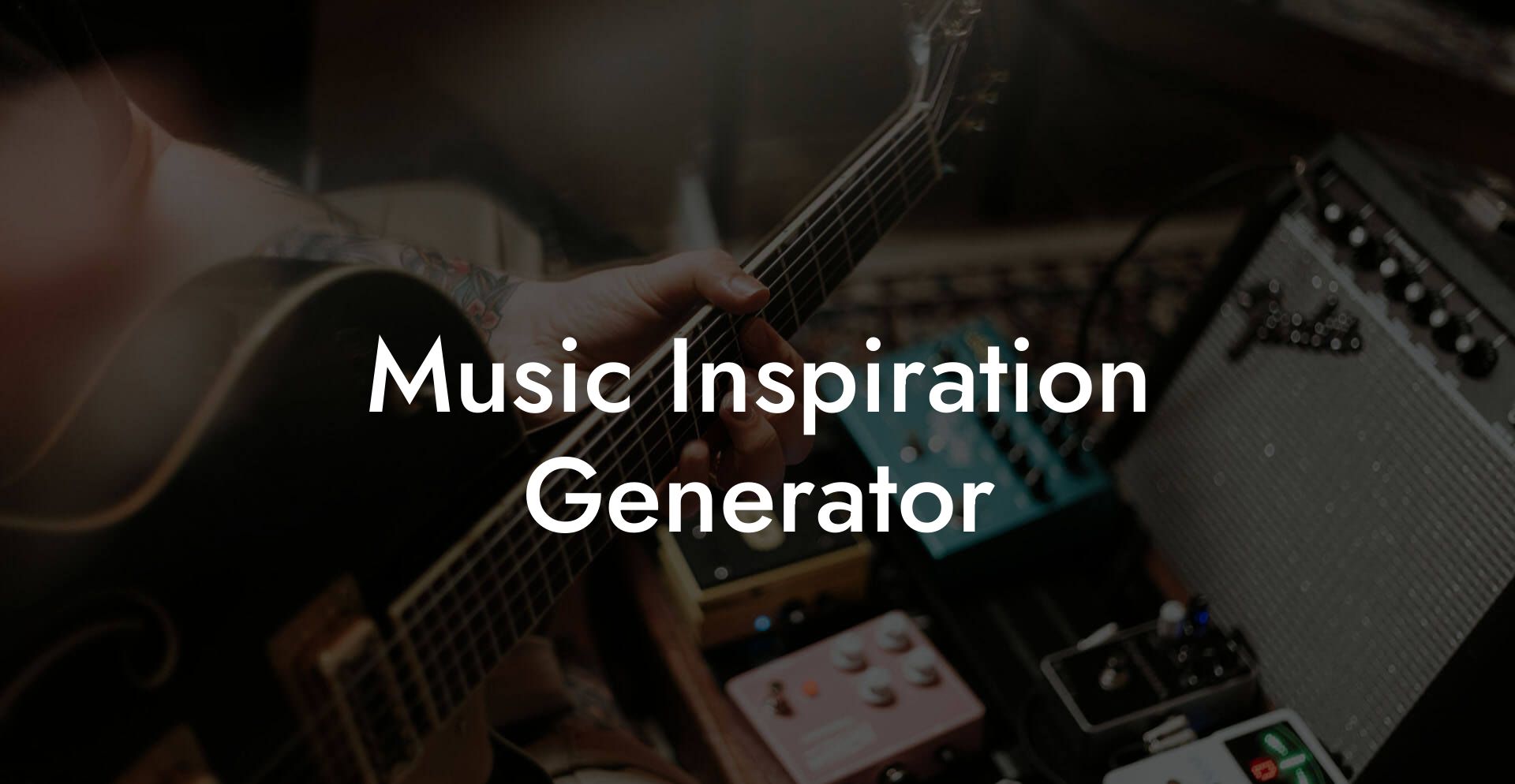 music inspiration generator lyric assistant