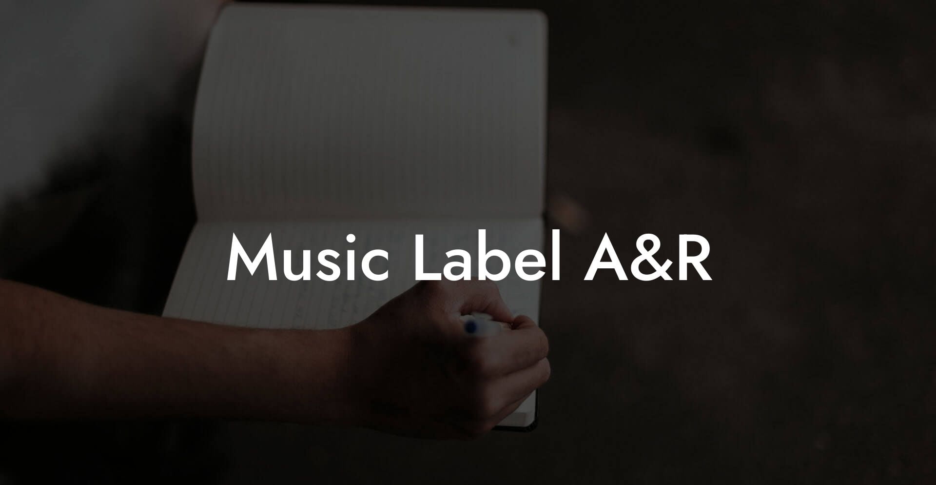 Music Label A&R