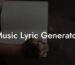 music lyric generator lyric assistant