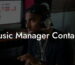 Music Manager Contacts
