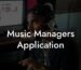Music Managers Application