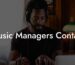 Music Managers Contact