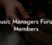 Music Managers Forum Members