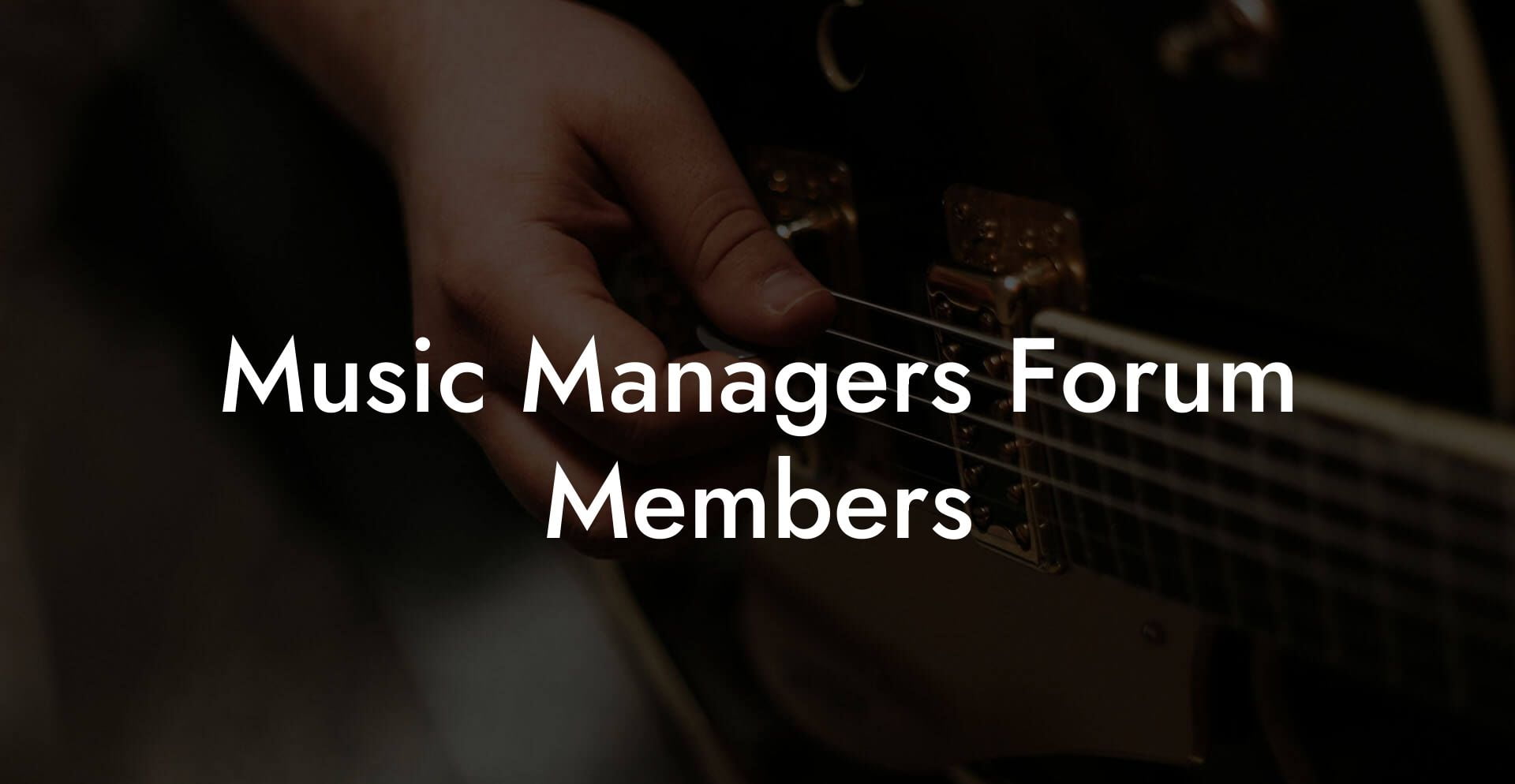 Music Managers Forum Members