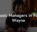 Music Managers in Fort Wayne