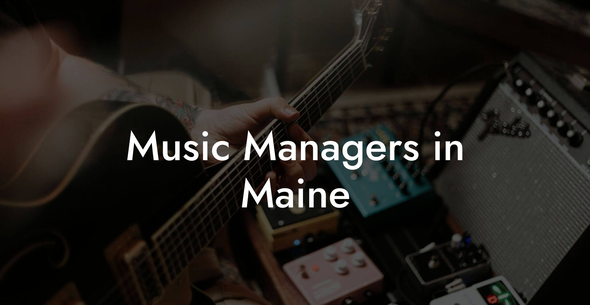 Music Managers in Maine