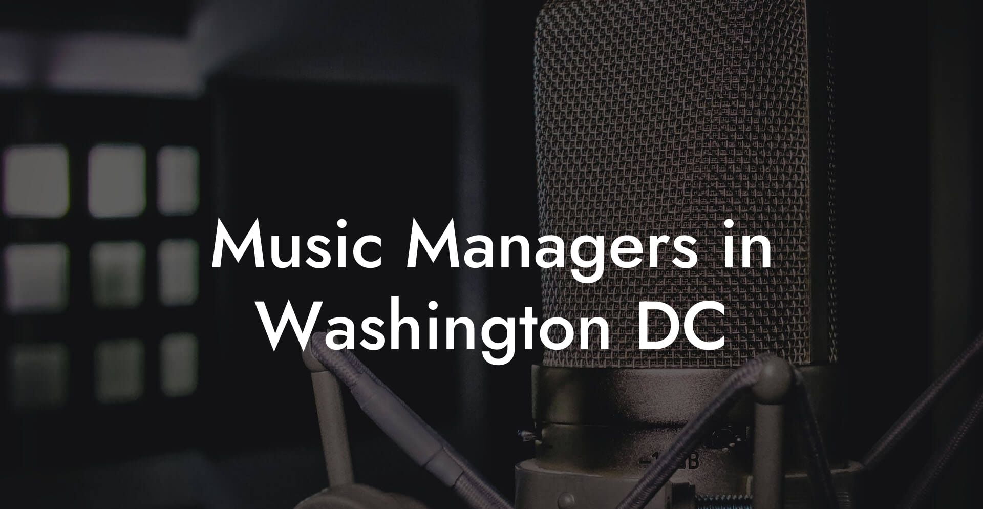 Music Managers in Washington DC