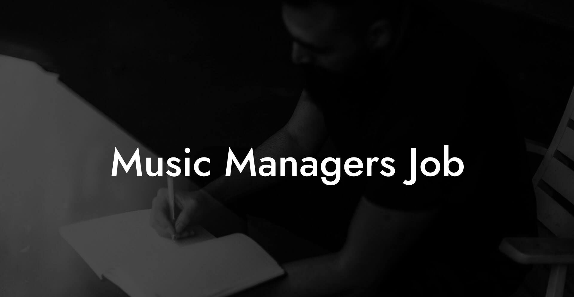 Music Managers Job