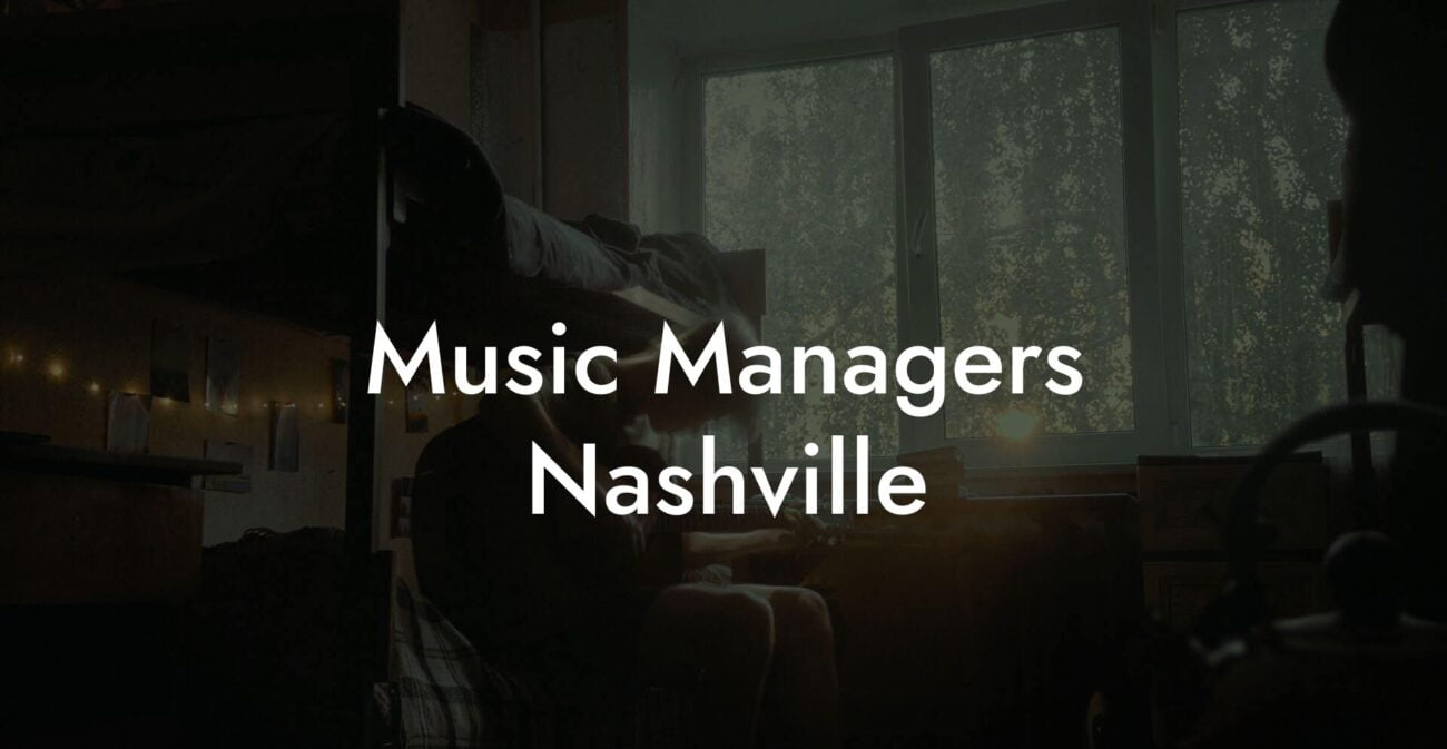 Music Managers Nashville