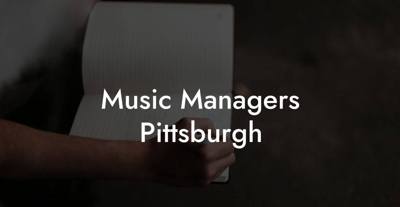 Music Managers Pittsburgh