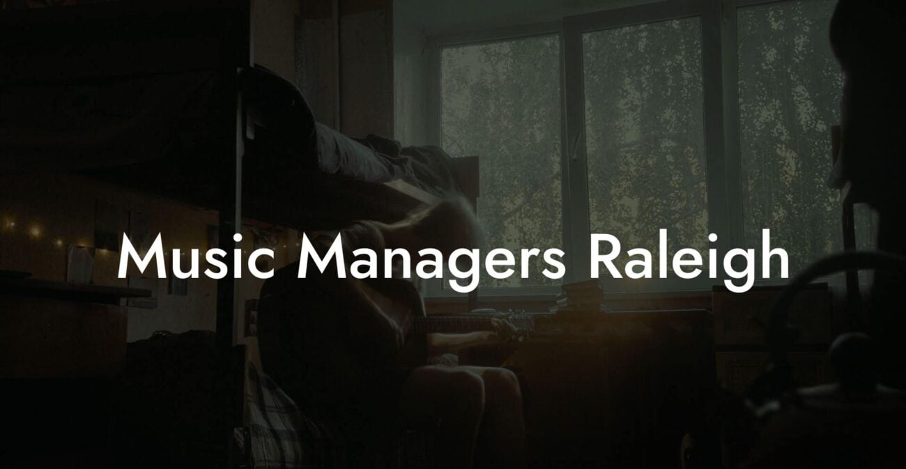 Music Managers Raleigh