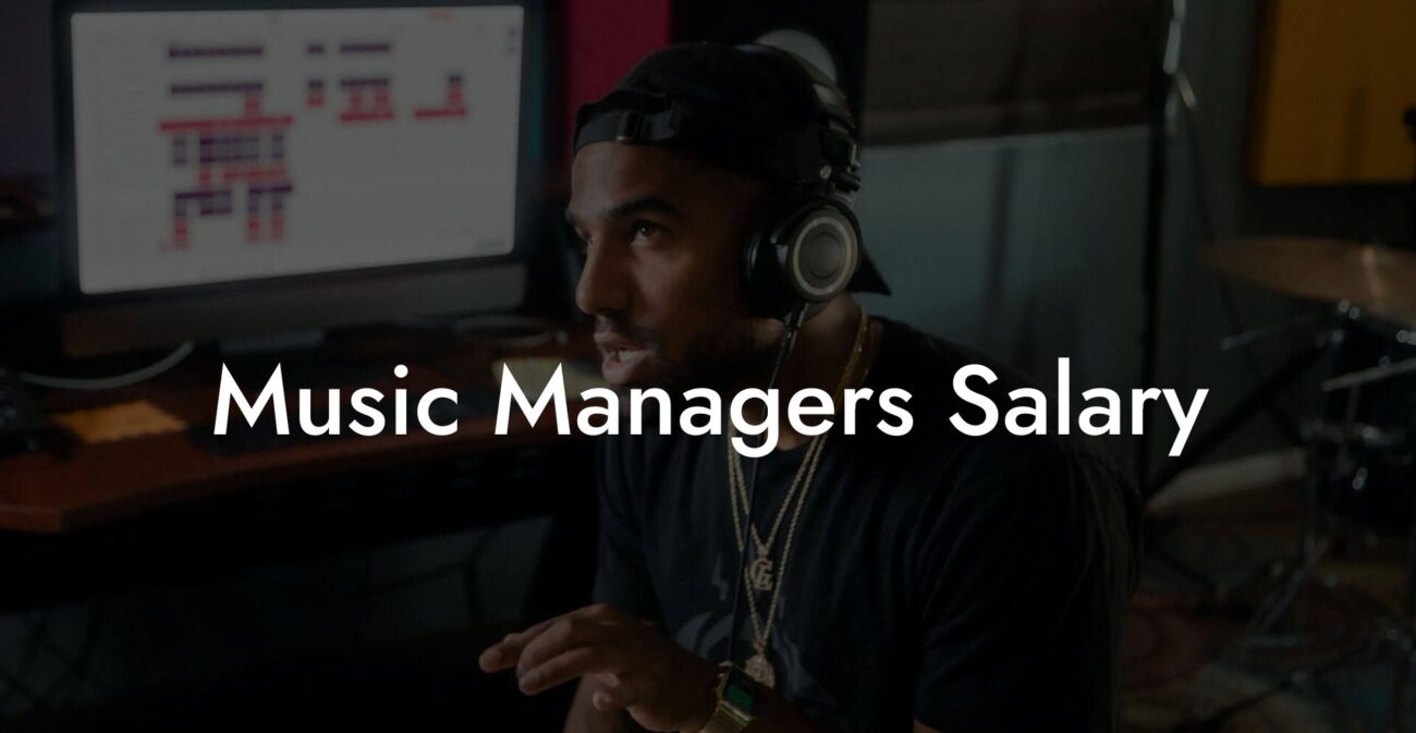 Music Managers Salary