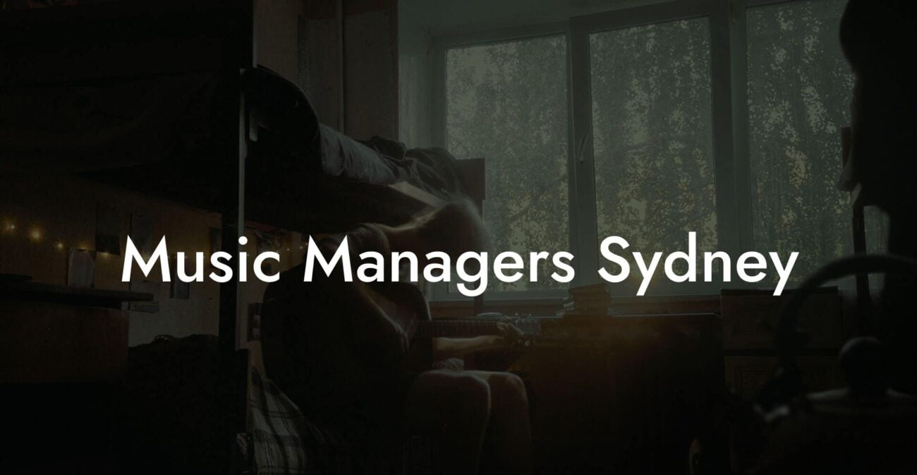 Music Managers Sydney