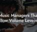 Music Managers That Allow Volume Leveing