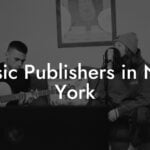 Music Publishers in New York