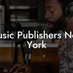 Music Publishers New York