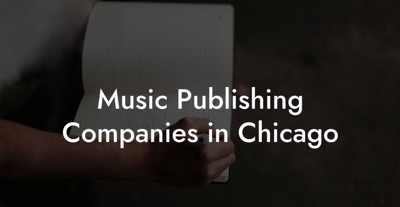 Music Publishing Companies in Chicago