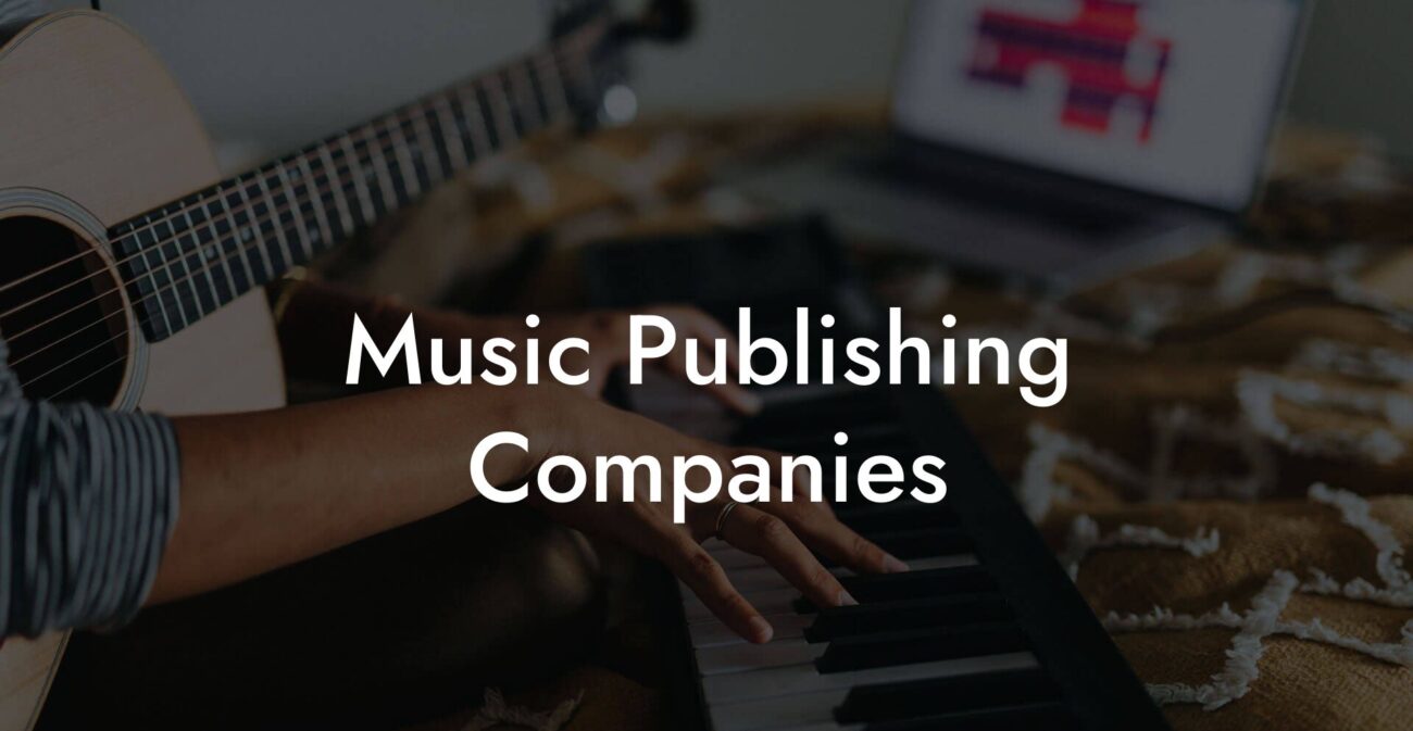 Music Publishing Companies