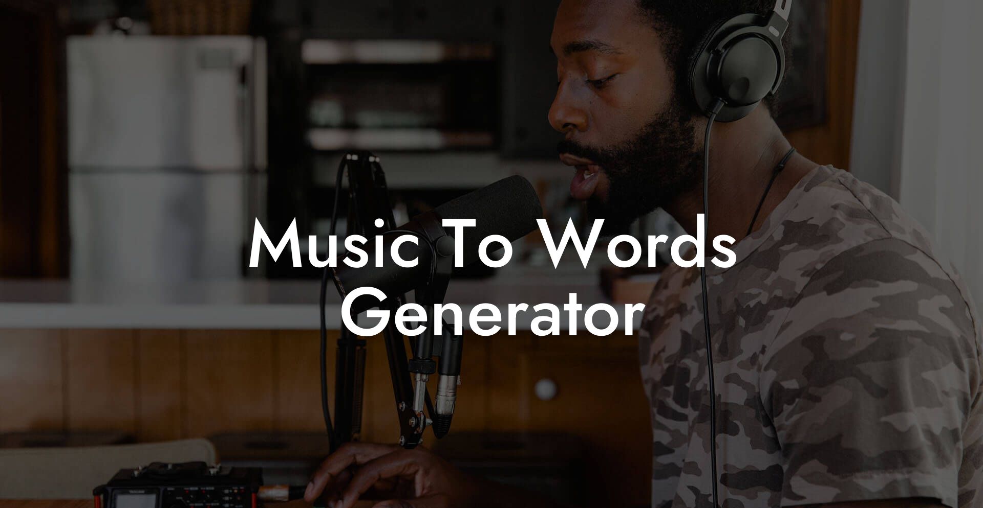 music to words generator lyric assistant