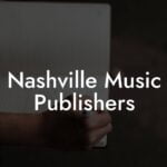 Nashville Music Publishers