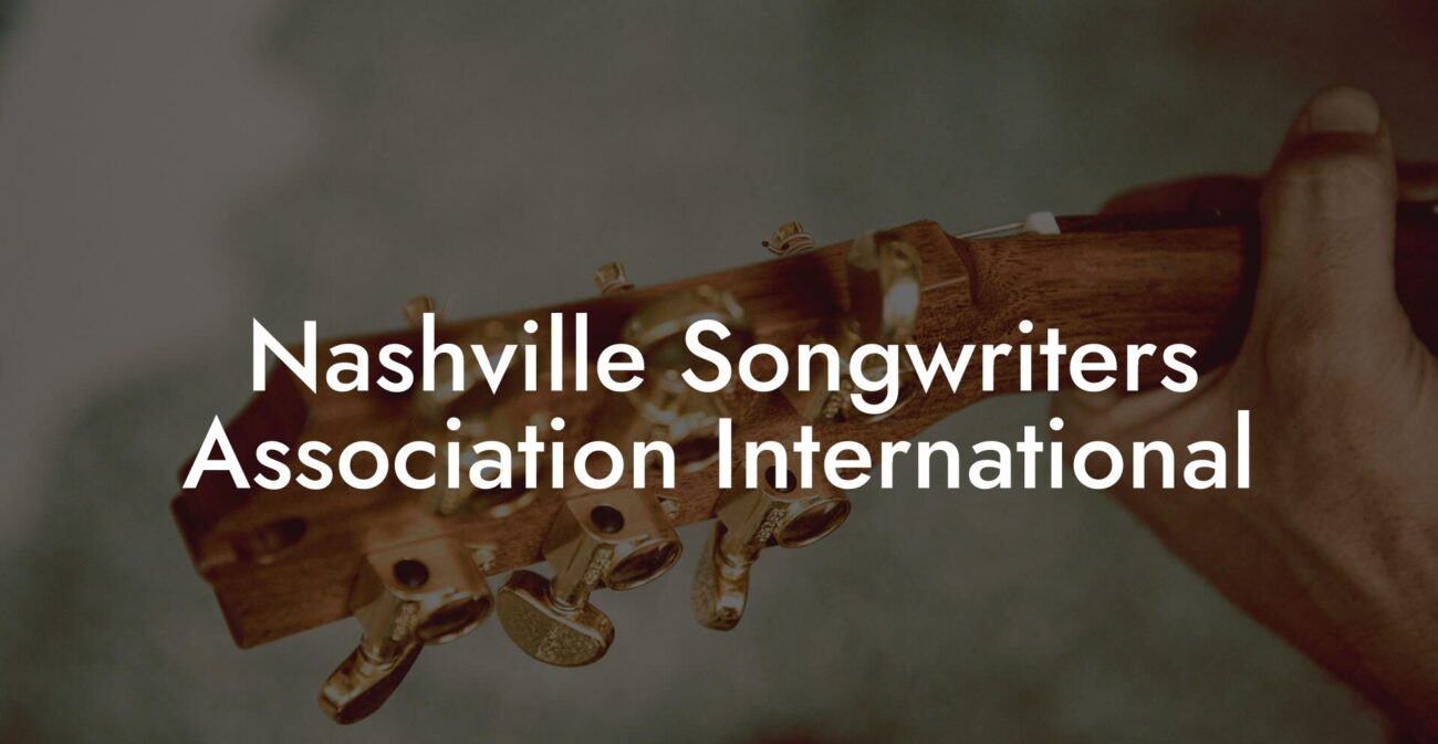 nashville songwriters association international lyric assistant