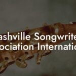 nashville songwriters association international lyric assistant