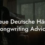 Neue Deutsche Härte Songwriting Advice