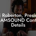 Niki Roberton, President at IAMSOUND Contact Details