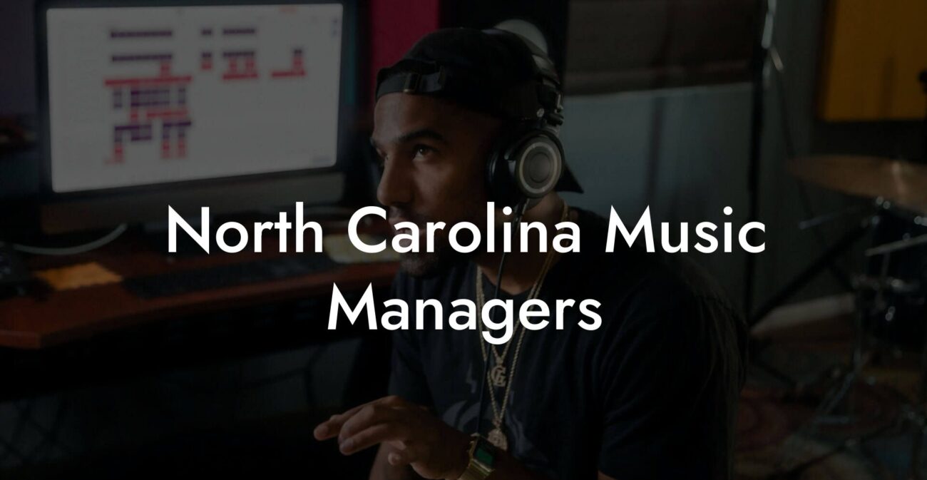 North Carolina Music Managers