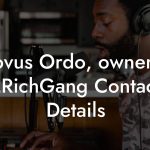 Novus Ordo, owner at 2RichGang Contact Details