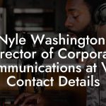 Nyle Washington, Director of Corporate Communications at VH1 Contact Details