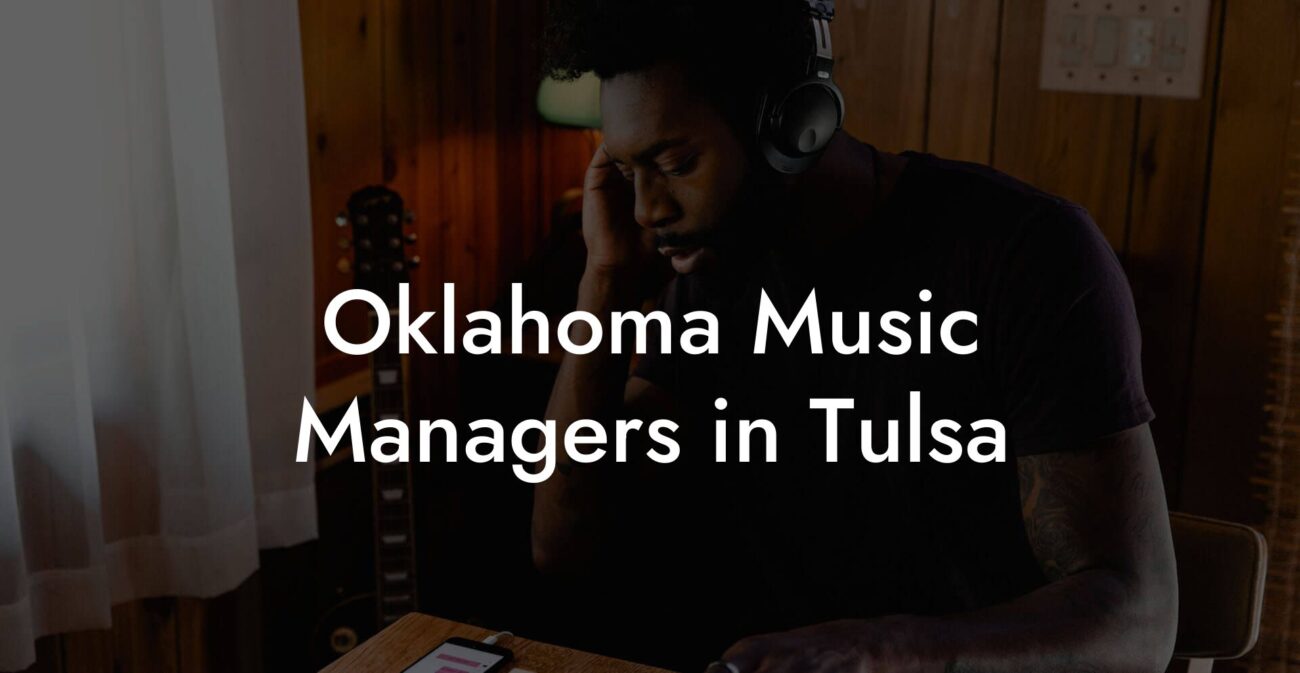 Oklahoma Music Managers in Tulsa