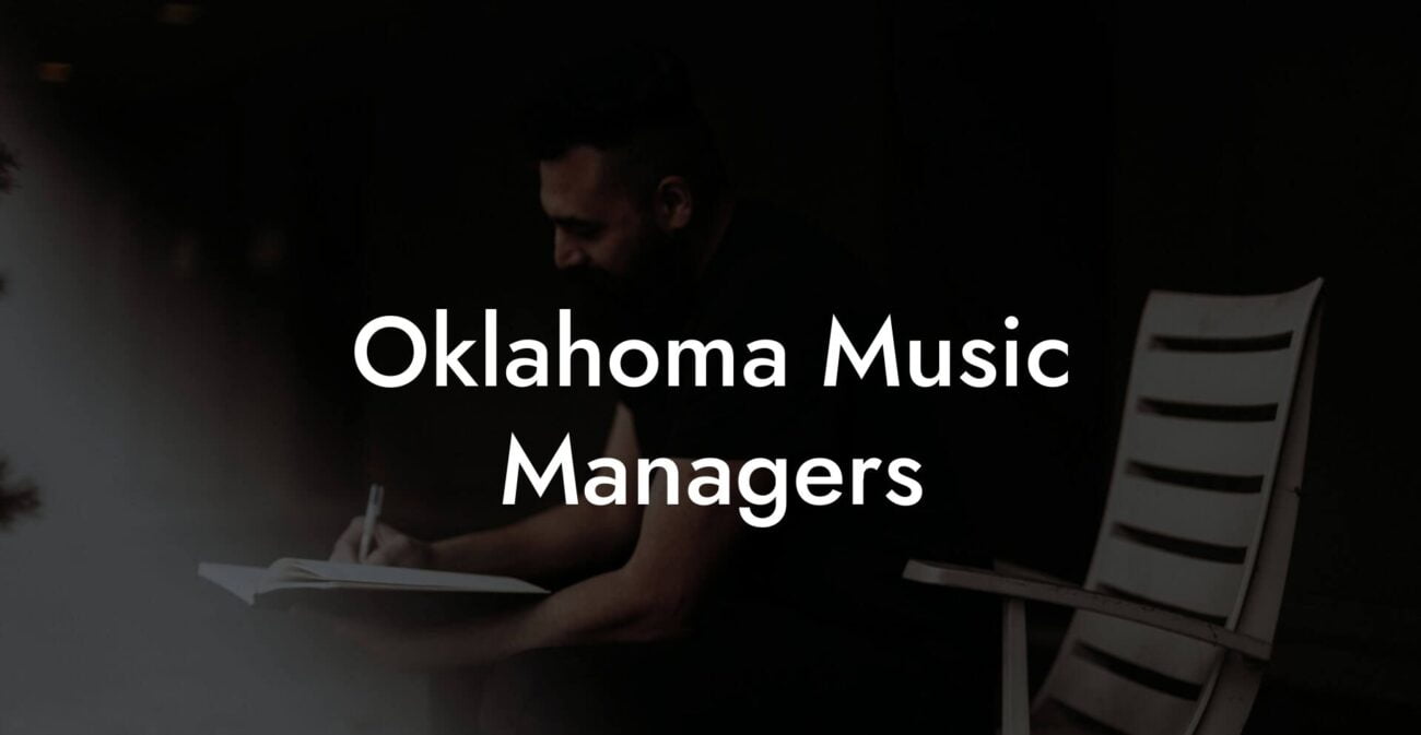 Oklahoma Music Managers