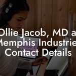 Ollie Jacob, MD at Memphis Industries Contact Details