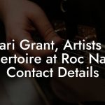 Omari Grant, Artists and Repertoire at Roc Nation Contact Details
