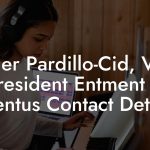 Omer Pardillo-Cid, Vice President Entment at Eventus Contact Details