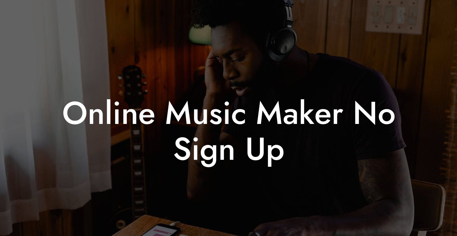 online music maker no sign up lyric assistant