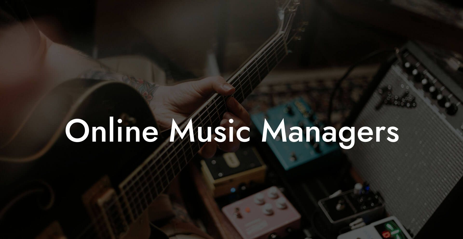Online Music Managers