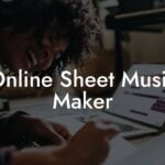 online sheet music maker lyric assistant