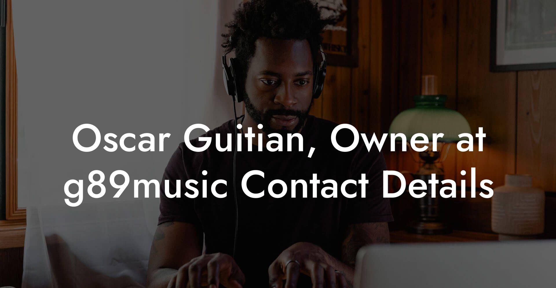 Oscar Guitian, Owner at g89music Contact Details