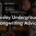Paisley Underground Songwriting Advice