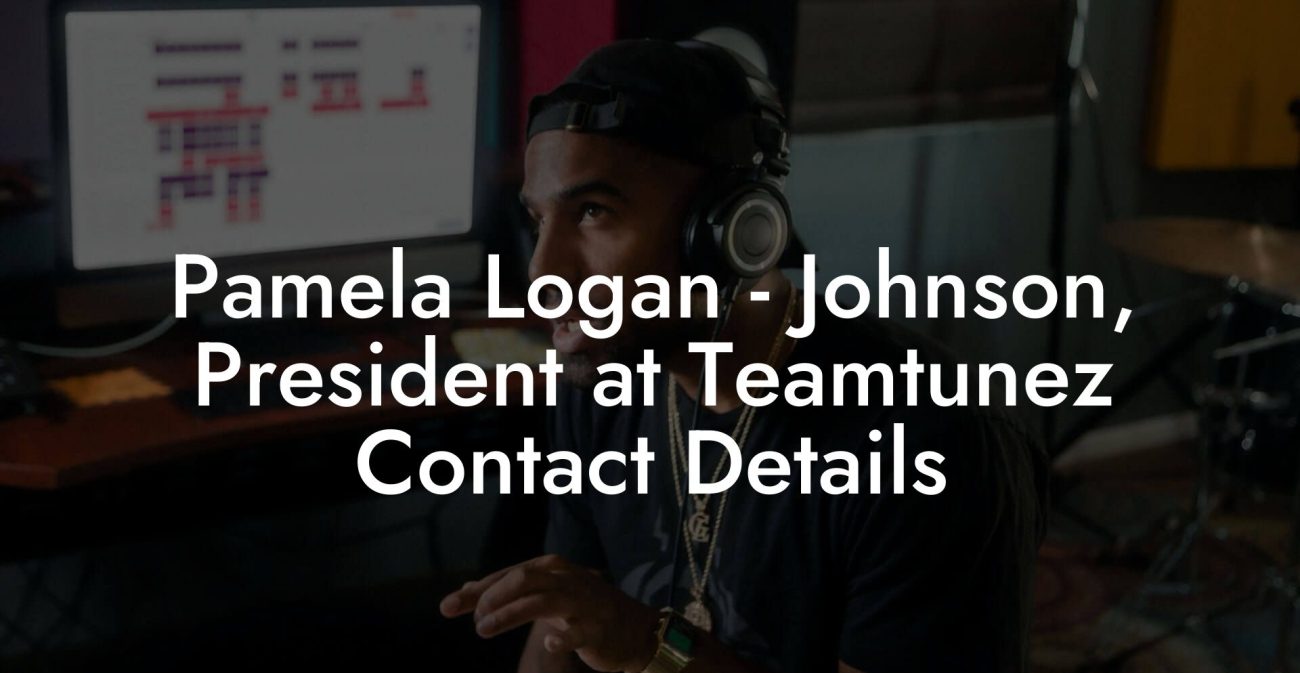 Pamela Logan - Johnson, President at Teamtunez Contact Details