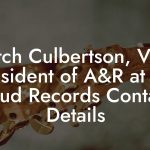 Patch Culbertson, Vice President of A&R at Big Loud Records Contact Details