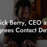 Patrick Berry, CEO at Six Degrees Contact Details