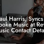 Paul Harris, Syncs / Bespoke Music at Reverb Music Contact Details