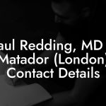 Paul Redding, MD at Matador (London) Contact Details