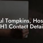 Paul Tompkins, Host at VH1 Contact Details