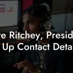 Pete Ritchey, President at Up Contact Details
